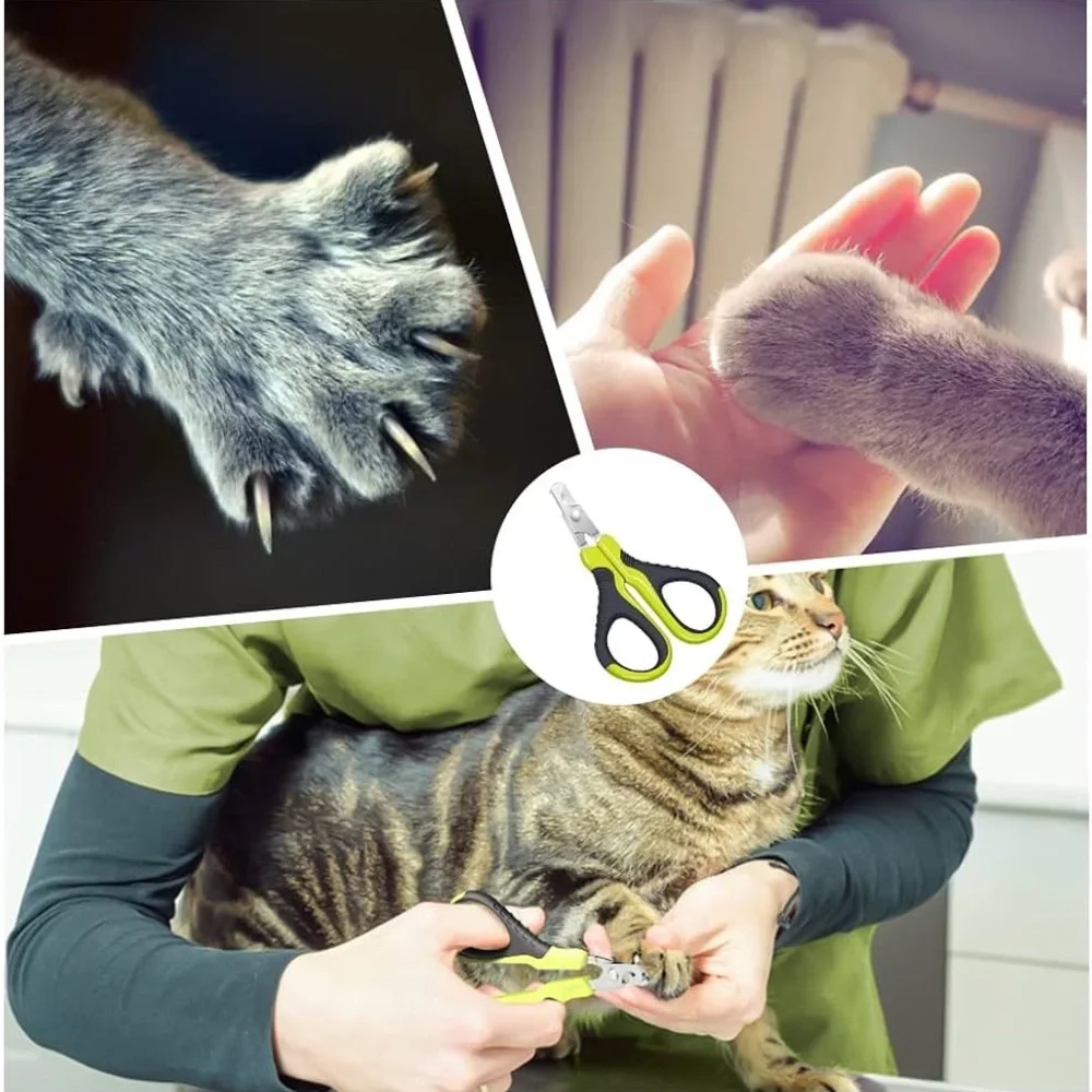 Green Black Cat Rabbit Nail Clippers